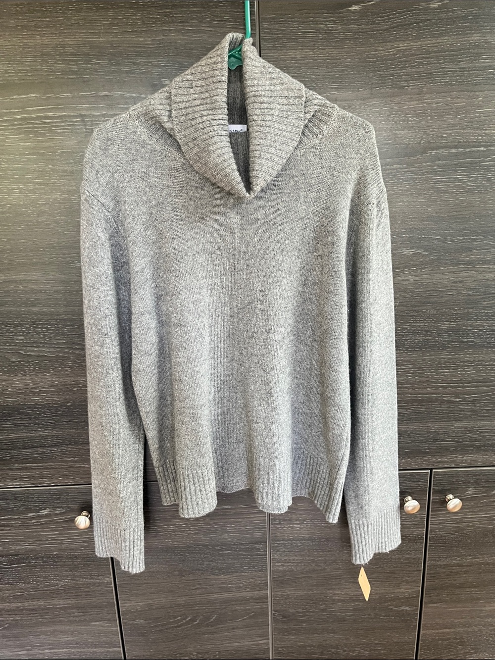 Bianco & Blu Made in Italy Cowl Neck XL